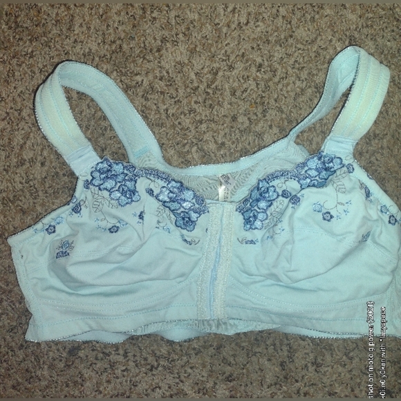 Dr. Leonard's Cozee Corner Embroidered Posture Bra 42B - Picture 5 of 11